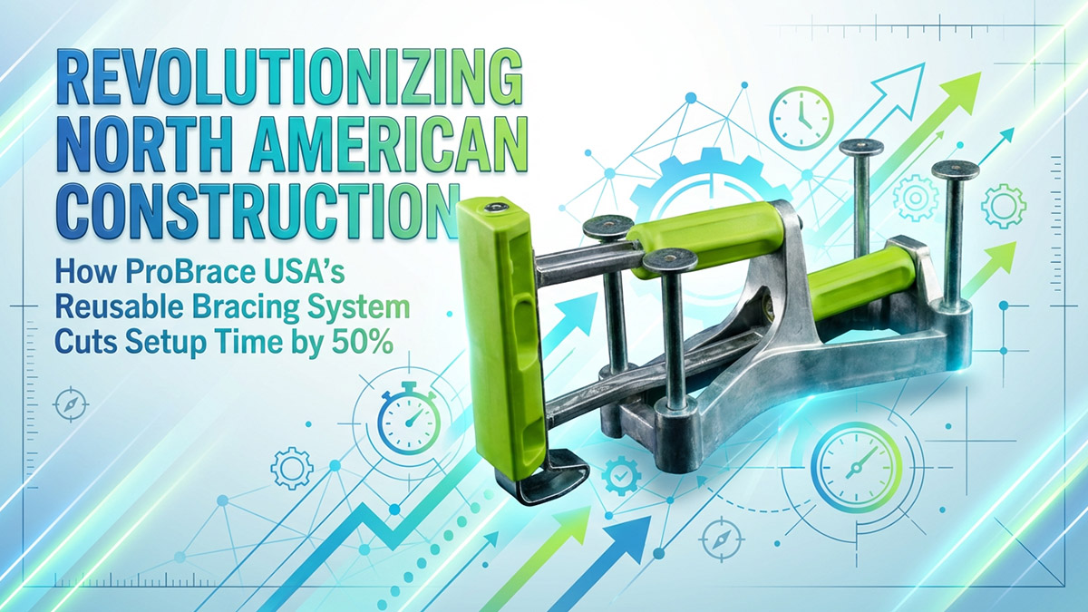 Revolutionizing Construction: How ProBrace's Reusable Bracing System Cuts Setup Time by 50%