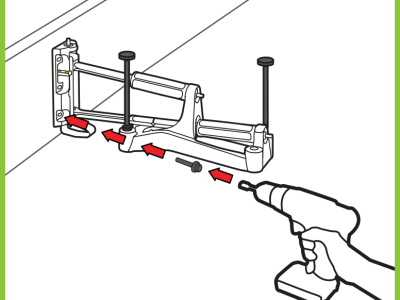 Step 2: Fix Screws to Boxing